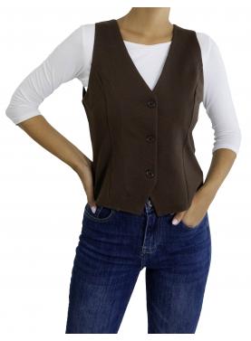 Gilet con bottoni "Diana"